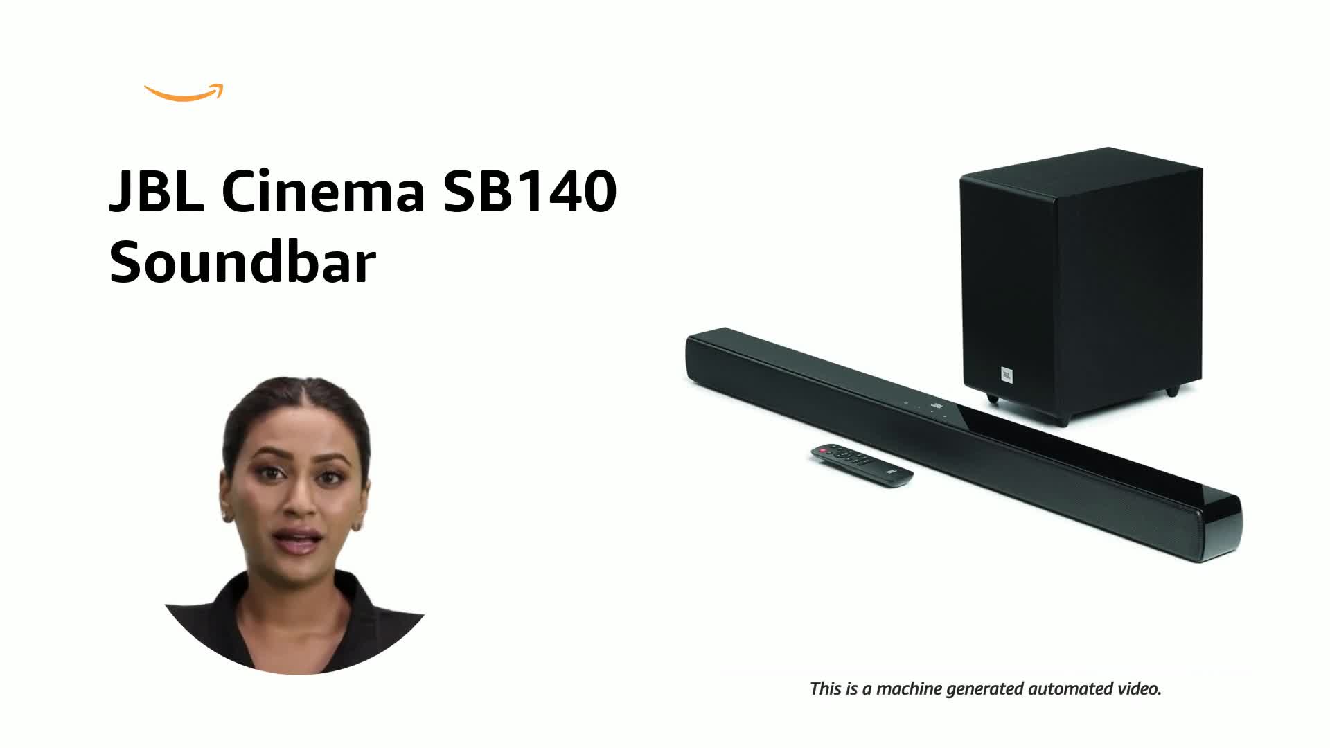 JBL Cinema SB140, Dolby Digital Soundbar with Wired
